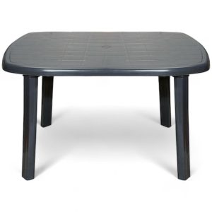 Το Μεγάλο Παζάρι Τραπέζι Πλαστικό Οβάλ 80×1,25×72 Γκρί (TMP-3072)