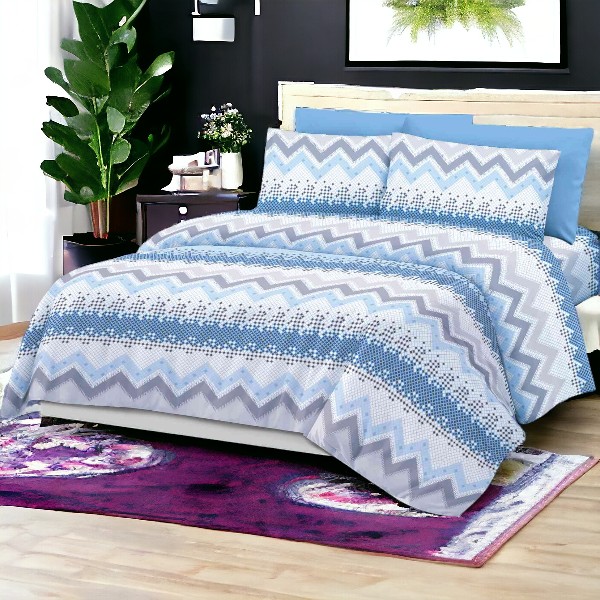 Το Μεγάλο Παζάρι Σετ σεντόνια Υπέρδιπλα 6 Τεμαχίων Με Λάστιχο Γαλάζιο Ζικ Ζακ 220Χ240 (TMP-2895) Το Μεγάλο Παζάρι Σετ σεντόνια Υπέρδιπλα 6 Τεμαχίων Με Λάστιχο Γαλάζιο Ζικ Ζακ 220Χ240 (TMP-2895)