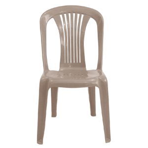 Το Μεγάλο Παζάρι Καρέκλα Πλαστικί Χωρίς Μπράτσα Μπέζ 42x50x86 (TMP-3087)