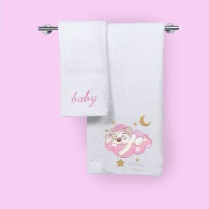 Το Μεγάλο Παζάρι Σετ Πετσέτες Παιδικές (2Τεμ) 500gr 100% Βαμβάκι 50X50, 70X140 (TMP-3375)