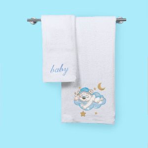 Το Μεγάλο Παζάρι Σετ Πετσέτες Παιδικές (2Τεμ) 500gr 100% Βαμβάκι 50X50, 70X140 (TMP-3378)