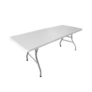 Το Μεγάλο Παζάρι Τραπέζι Catering Πτυσσόμενο M185xΠ75xΥ74cm Λευκό (TMP-3362)