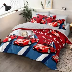 Το Μεγάλο Παζάρι Σετ Παπλωματοθήκη Παιδικιά Φανελένια 100% Βαμβάκι 3τμχ 160×240 (TMP-3508)