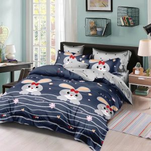 Το Μεγάλο Παζάρι Σετ Παπλωματοθήκη Παιδικιά Φανελένια 100% Βαμβάκι 3τμχ 160×240 (TMP-3504)