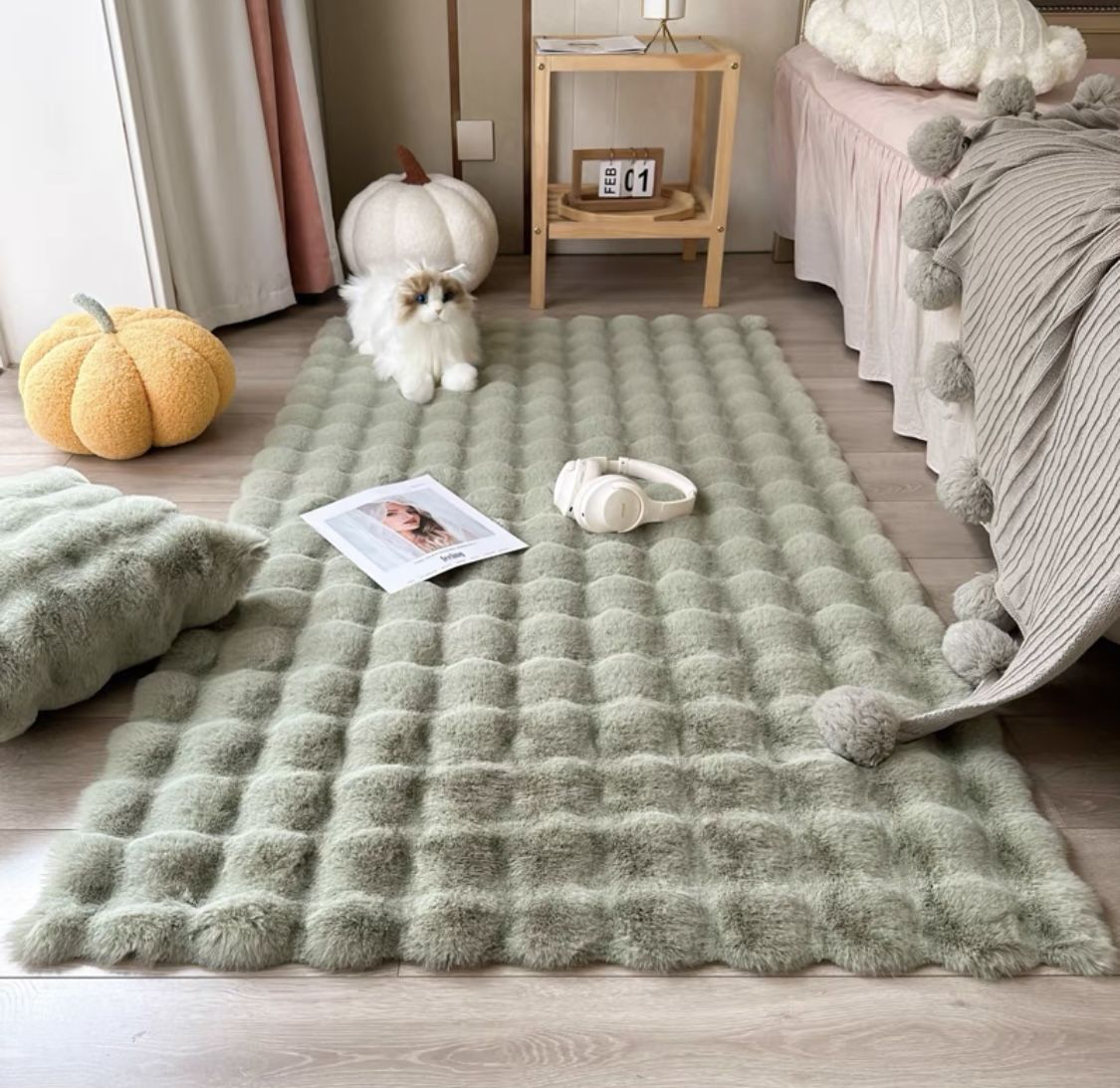 Το Μεγάλο Παζάρι Σετ Πατάκια Κρεβατοκάμαρας Γούνινα Rabbit Super Soft 3τμχ Φυστικί (TMP-3651) Το Μεγάλο Παζάρι Σετ Πατάκια Κρεβατοκάμαρας Γούνινα Rabbit Super Soft 3τμχ Φυστικί (TMP-3651)