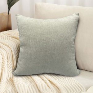 Το Μεγάλο Παζάρι Μαξιλάρι Καναπέ Διακοσμητικό Με Γέμιση 40Χ40 Chenille Ζαχαρή (TMP-4005)