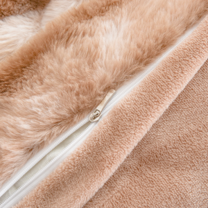 Σετ Κουβερτοπάπλωμα Παπλωματοθήκη Υπέρδιπλη Γούνινη Rabbit 220Χ240