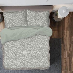 Σετ Σεντόνια Υπέρδιπλα 4τμχ 240Χ260 IL-LINE Modern Art Γκρι-Γκρι Ανοιχτό (TMP-4834)