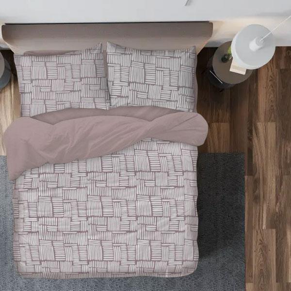 Σετ Σεντόνια Υπέρδιπλα 4τμχ 240Χ260 IL-LINE Modern Art Σάπιο Μήλο  (TMP-4841)