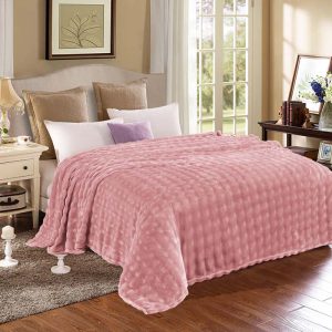 Κουβέρτα Υπέρδιπλη 220×240 Super Soft Extra Βελουτέ Σάπιο Mήλο (TMP-4727)
