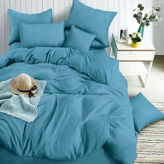 Σετ Παπλωματοθήκη Μονή 3τμχ 160×240 Τιρκουάζ (TMP-4945) Σετ Παπλωματοθήκη Μονή 3τμχ 160×240 Τιρκουάζ (TMP-4945)