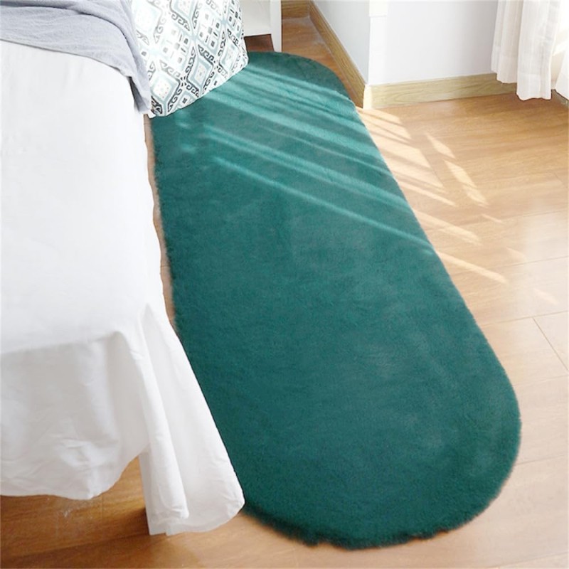 Πατάκι Γούνινο Rabbit Super Soft Fluffy 0,60X1,40 Οβάλ Πετρόλ (TMP-4971) Πατάκι Γούνινο Rabbit Super Soft Fluffy 0,60X1,40 Οβάλ Πετρόλ (TMP-4971)