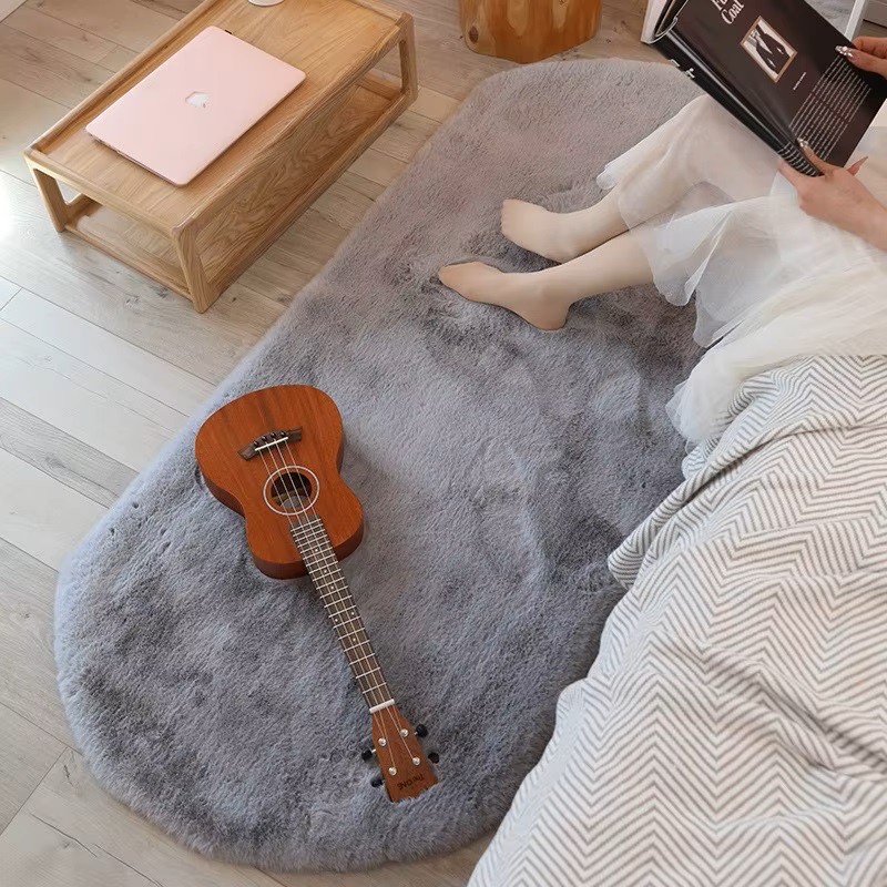 Πατάκι Γούνινο Rabbit Super Soft Fluffy 0,60X1,40 Οβάλ Γκρί (TMP-4974) Πατάκι Γούνινο Rabbit Super Soft Fluffy 0,60X1,40 Οβάλ Γκρί (TMP-4974)