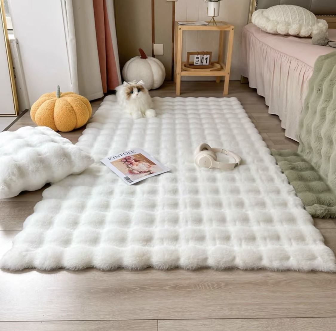 Πατάκι Γούνινο Rabbit Super Soft 1τμχ Λευκό 60Χ90 (TMP-4985) Πατάκι Γούνινο Rabbit Super Soft 1τμχ Λευκό 60Χ90 (TMP-4985)