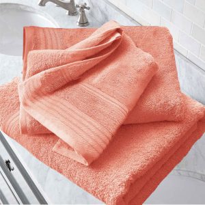 Πετσέτα Μπάνιου 100% Βαμβάκι 70Χ140 1τμχ Σομόν 500gr/τμ (TMP-5055)