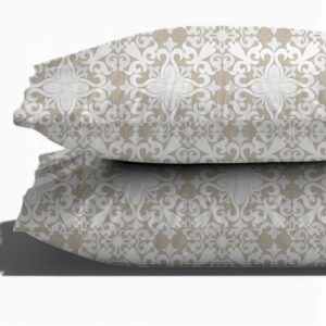 IL-LINE Σετ Μαξιλαροθήκες 50×70 2τμχ Μπέζ (TMP-5148)