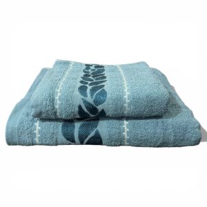 Σετ Πετσέτες 2τμχ 100% Βαμβακερές 400gr/τμ Πετρόλ (TMP-5068)