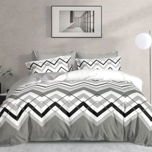 Σετ Σεντόνια Υπέρδιπλα Με Λάστιχο 220×240 4τμχ Γκρί (TMP-4959)