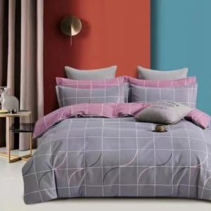 Σετ Παπλωματοθήκη 100% Βαμβάκι Μονή Με Σεντόνι Και Μαξιλαροθήκη Γκρί 3τμχ 160×240 (TMP-4940)