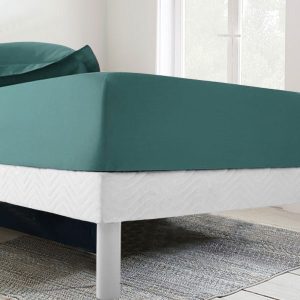 Το Μεγάλο Παζάρι IL-LINE Κατωσέντονο Διπλό 160×200+30 με λάστιχο Πετρόλ (TMP-5195)