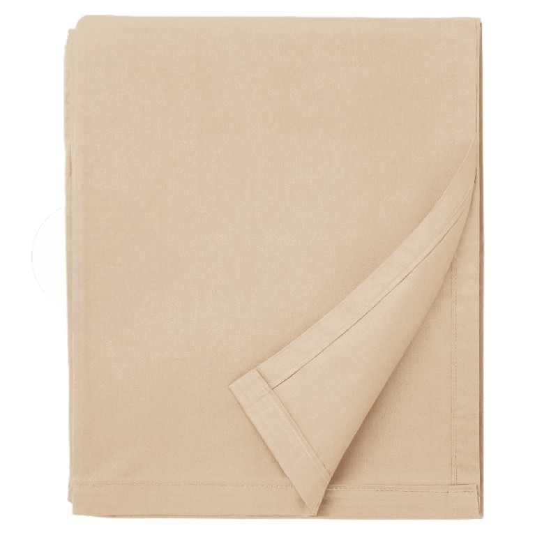 Πανωσέντονο IL-LINE Μονό Βαμβακερό 160×260 Μονόχρωμο Μπέζ (TMP-5185)