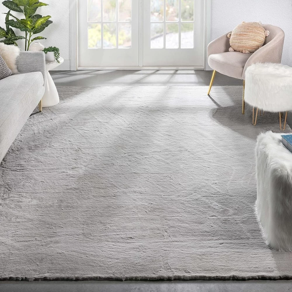 Γούνινο Χαλί Rabbit Super Soft Γκρί Ανοιχτό (TMP-5323) Γούνινο Χαλί Rabbit Super Soft Γκρί Ανοιχτό (TMP-5323)