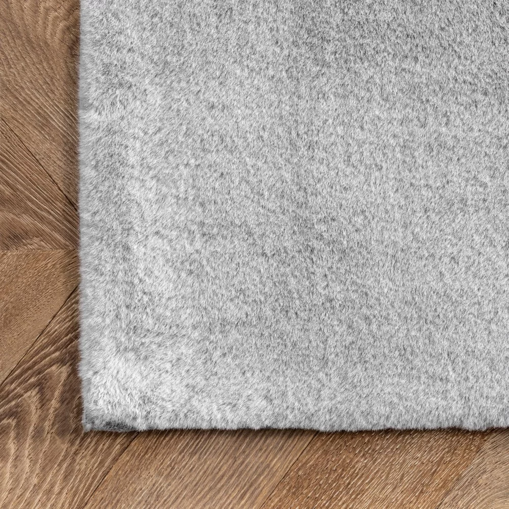 Γούνινο Χαλί Rabbit Super Soft Γκρί Ανοιχτό (TMP-5323) Γούνινο Χαλί Rabbit Super Soft Γκρί Ανοιχτό (TMP-5323) - Image 3