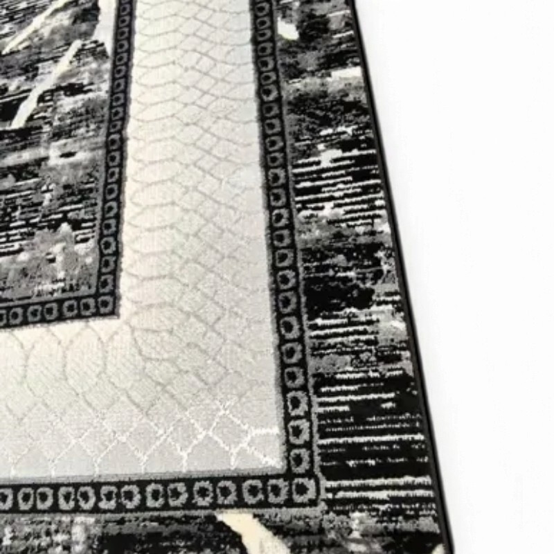 Xαλιά Ανάγλυφα Γκρί Μάυρο 160x210cm (TMP-5422) Xαλιά Ανάγλυφα Γκρί Μάυρο 160x210cm (TMP-5422) - Image 2