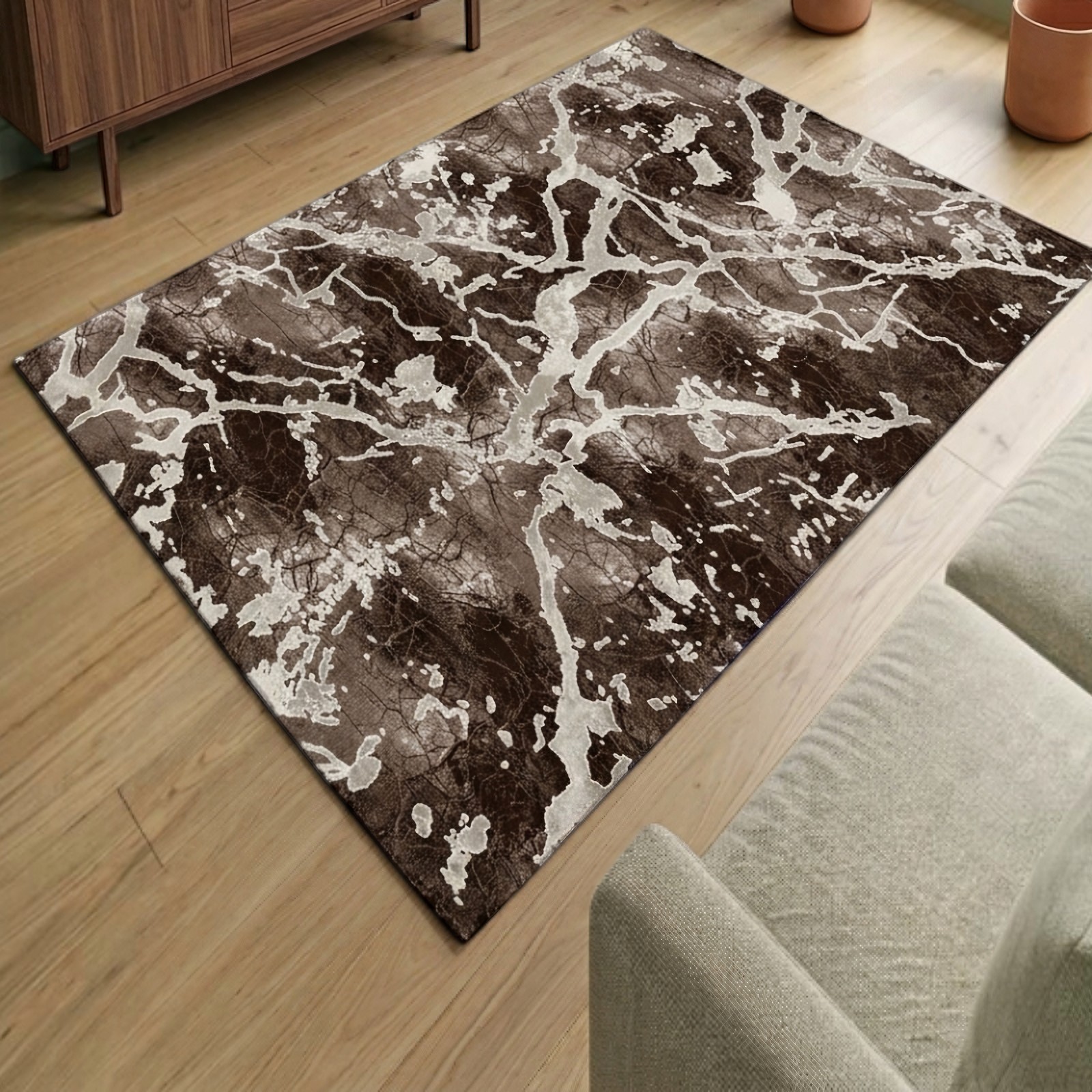 Xαλιά Ανάγλυφα Μπέζ Καφέ 160x210cm (TMP-5417) Xαλιά Ανάγλυφα Μπέζ Καφέ 160x210cm (TMP-5417)