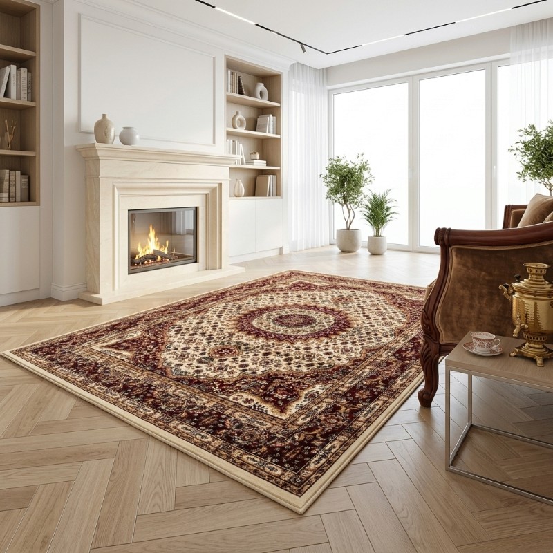 Χαλί Κλασσικό 200X280 Μπέζ (TMP-5468) Χαλί Κλασσικό 200X280 Μπέζ (TMP-5468)